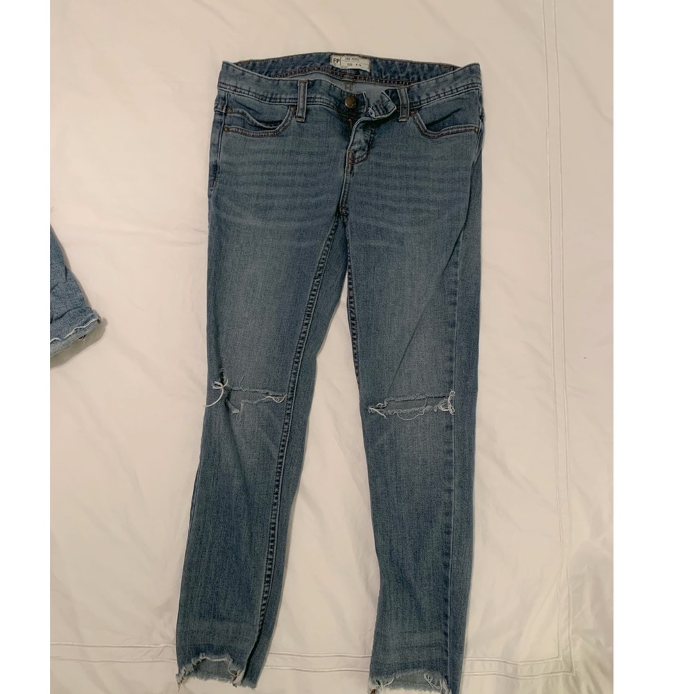 Free People Busted Knee Skinny Jean